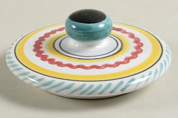 Green Rooster (Orvieto) Lid for Sugar Bowl