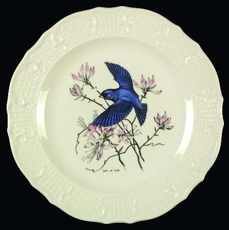 Birds of America (Scroll Rim) Dinner Plate