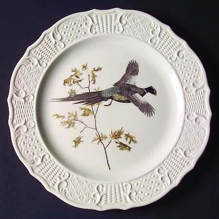 Birds of America (Scroll Rim) Dinner Plate