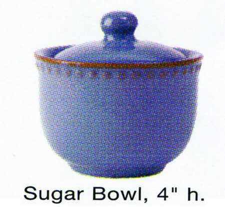 Reactic Denim (Blue) Sugar Bowl & Lid