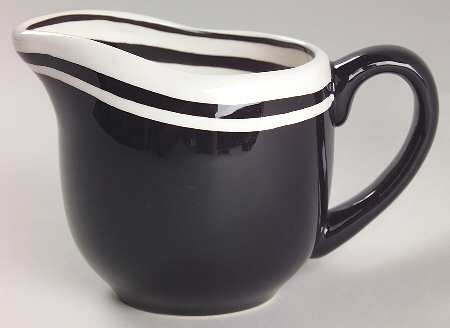Circa Black Creamer