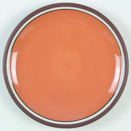 Stacking Stripe Pumpkin Salad Plate