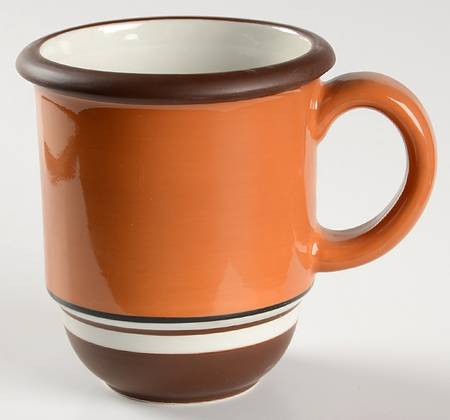 Stacking Stripe Pumpkin Mug by Dansk