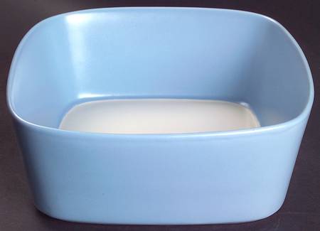 Ang.L Indigo (Blue) 8" Square Vegetable Bowl