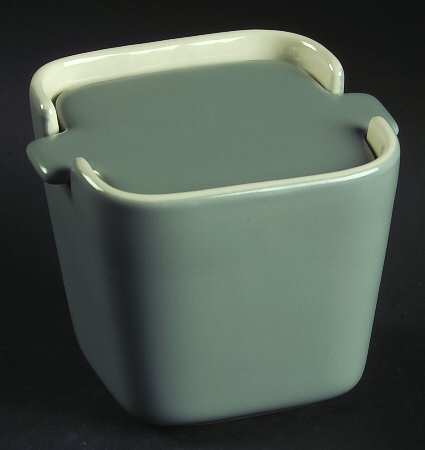 Ang.L Slate (Gray) Sugar Bowl & Lid