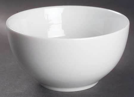 White Trace Rice Bowl