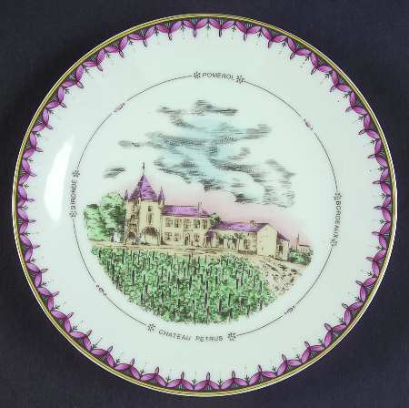 Chateaux de Bordeaux Canape Plate