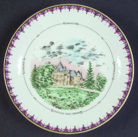 Chateaux de Bordeaux Canape Plate
