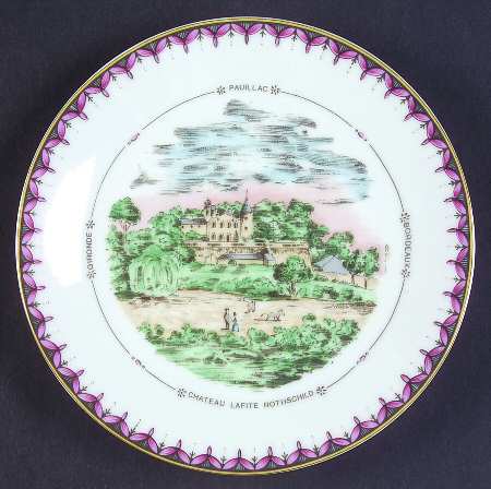 Chateaux de Bordeaux Canape Plate