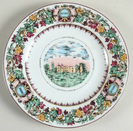 Chateaux de Bordeaux Salad/Dessert Plate