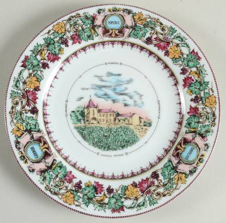 Chateaux de Bordeaux Salad/Dessert Plate
