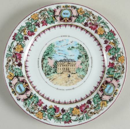 Chateaux de Bordeaux Salad/Dessert Plate