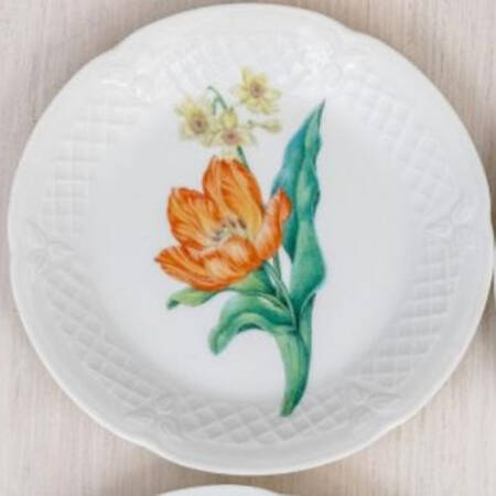 Spring Bouquet Canape Plate