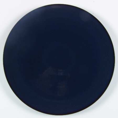 Drama Blue Coupe Dinner Plate