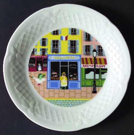 Merchant Row Canape Plate