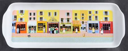 Merchant Row Rectangular Tray by Philippe Deshoulieres
