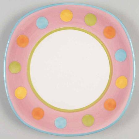 Sorbet Berry Square Salad Plate