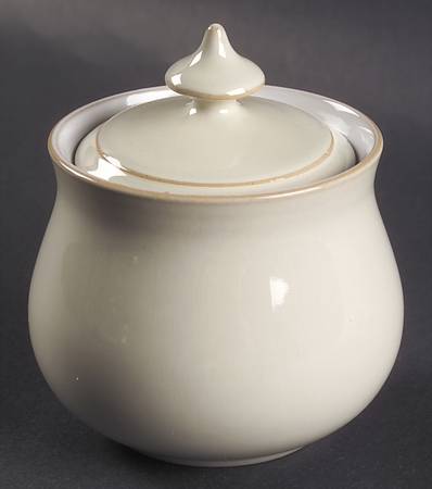 Linen Sugar Bowl & Lid