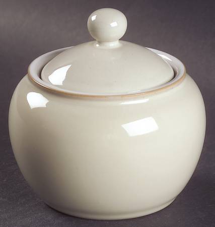 Linen Sugar Bowl & Lid