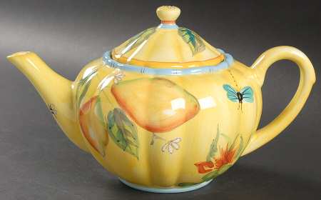 Provencal Teapot & Lid