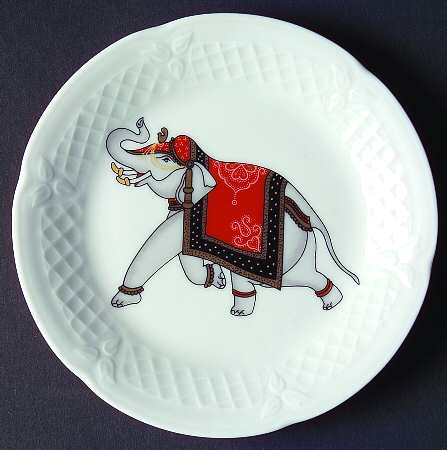 Elephant Canape Plate