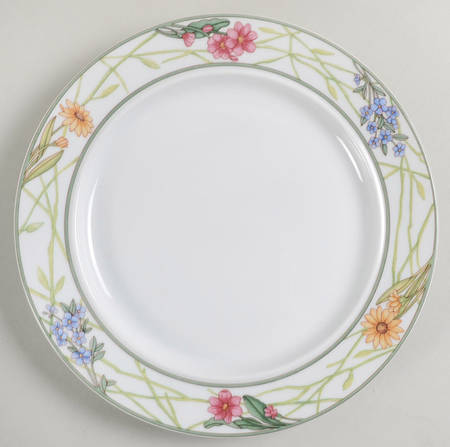 Cafe Floral Salad Plate