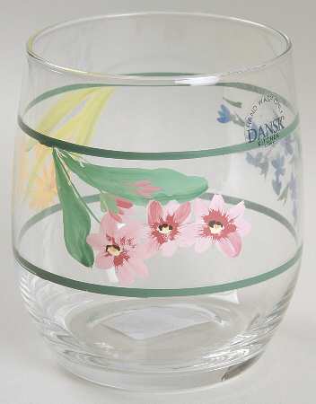Cafe Floral 12 Oz Glassware Double Old Fashioned