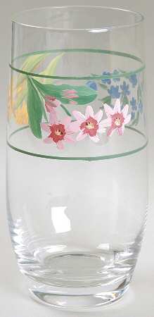 Cafe Floral 14 Oz Glassware Tumbler