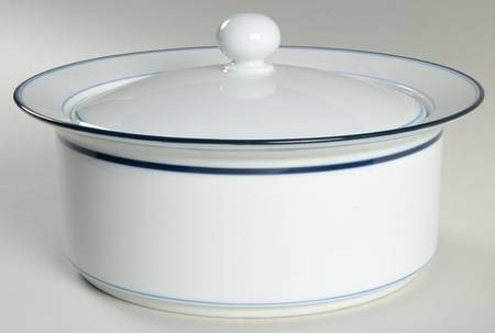 Allegro Blue (Japan) 2.5 Qt Round Covered Casserole by Dansk