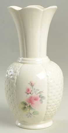 Irish Rose 10" Vase