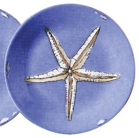 Sea Shells Canape Plate