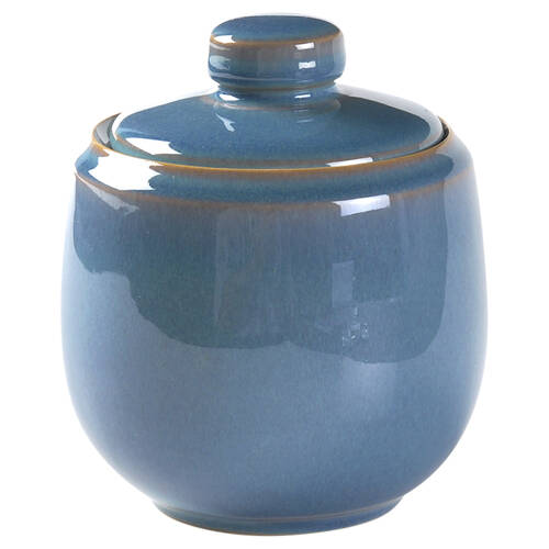 Azure Sugar Bowl & Lid