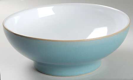 Azure 9" Round Pedestal Serving Bowl