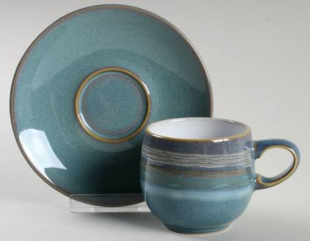 Azure Coast Espresso Cup and Saucer Set