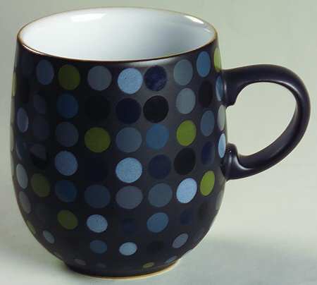 Jet Dots Mug by Denby-Langley