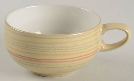 Caramel Stripes Flat Cup