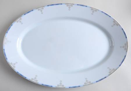 Mandarin Blue 16" Oval Serving Platter
