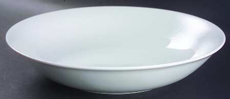 Seychelles White 11" Round Vegetable Bowl by Philippe Deshoulieres