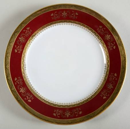 Orsay Rouge Salad/Dessert Plate