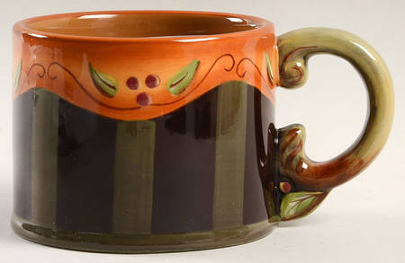 Chocolate Berries Flat Cup (Has No Saucer)