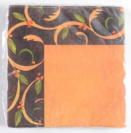 Chocolate Berries Package of Paper Luncheon Napkins