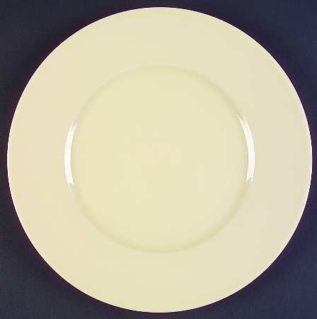 Color Spirit Vanille Service Plate (Charger) by Philippe Deshoulieres