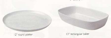 Lina White 12" Chop Plate (Round Platter)