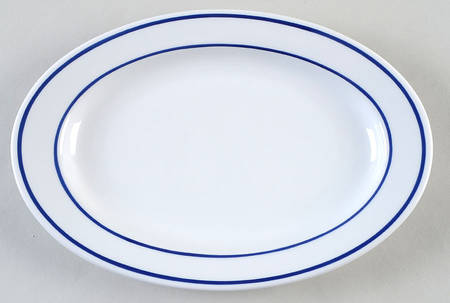 Bistro Cobalt 10" Oval Serving Platter