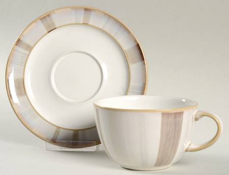 Truffle Layers Flat Cup & Saucer Set