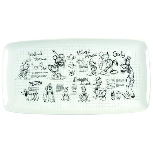 Sketch Book 13" Rectangular Serving Platter