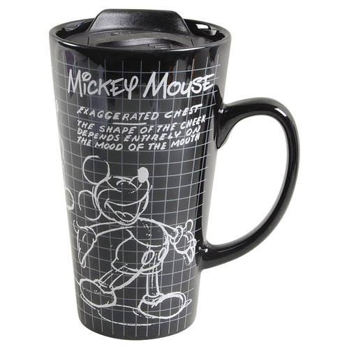 Sketch Book Travel Mug & Plastic Lid