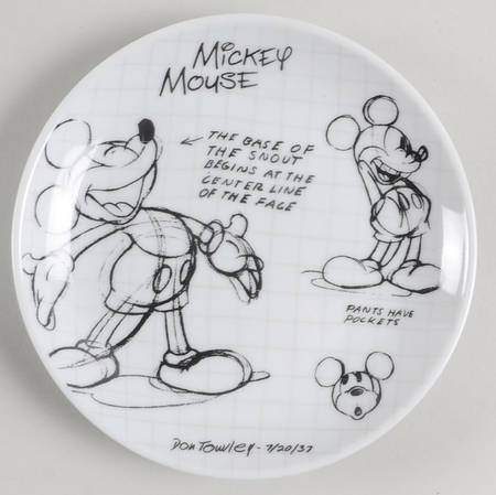 Sketch Book Appetizer Plate