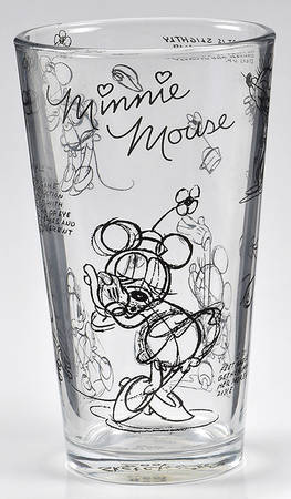 Sketch Book Glassware Flat Tumbler