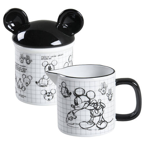 Sketch Book Creamer & Sugar with Lid (Box Set)